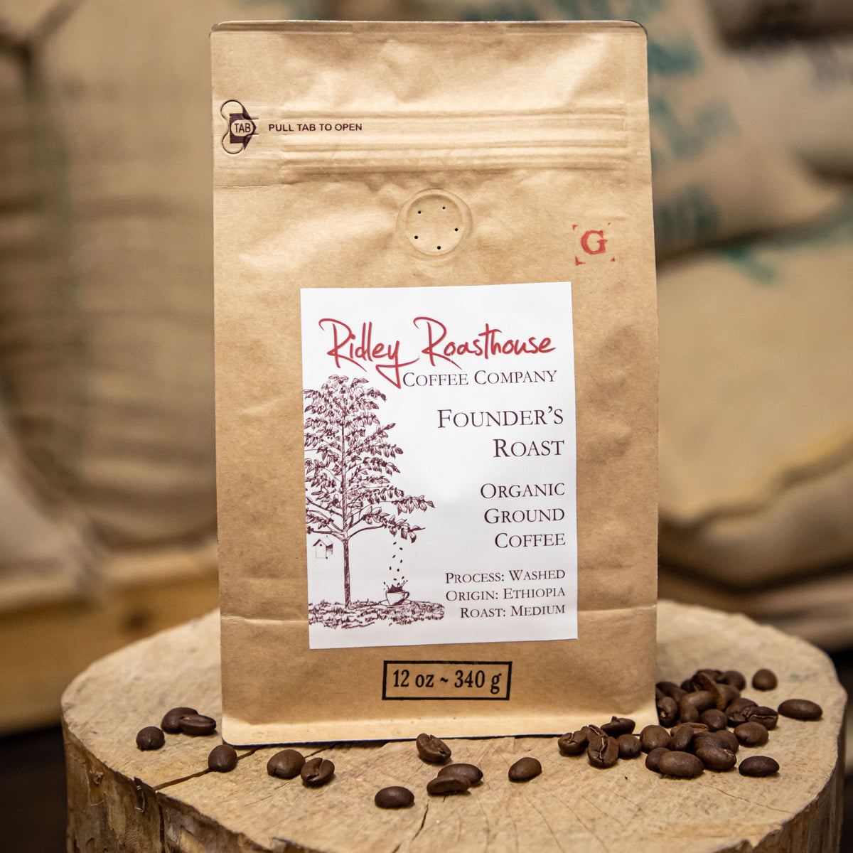 Ridley Roasthouse Founders Roast - Organic Coffee